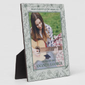 Proud Parents Graduation Photo Keepsake Fotoplatte (Seite)