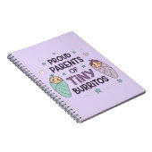 Proud Parents of Tiny Burritos Art Notizblock (Rechte Seite)