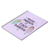 Proud Parents of Tiny Burritos Art Notizblock (Linke Seite)