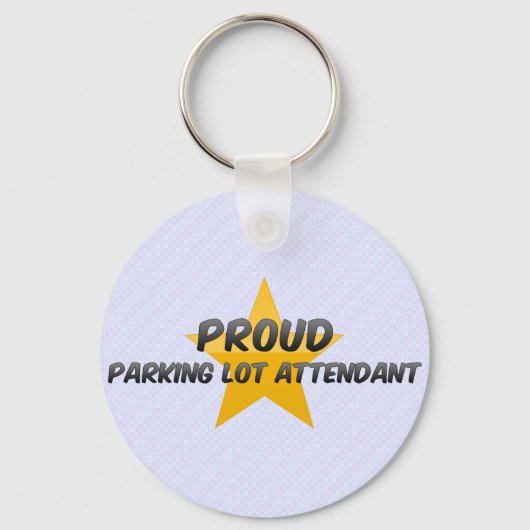 Proud Parklot Attendant Schlüsselanhänger (Vorderseite)