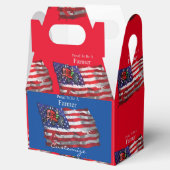 Proud Patriotic Bauer Flag Thunder_Cove Geschenkschachtel (Geöffnet)