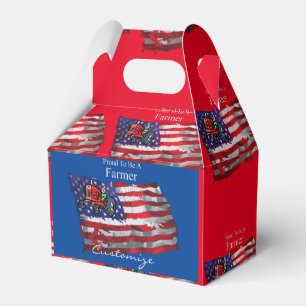 Proud Patriotic Bauer Flag Thunder_Cove Geschenkschachtel