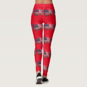 Proud Patriotic Bauer Flag Thunder_Cove Leggings (Rückseite)