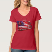 Proud Patriotic Bauer Flag Thunder_Cove T - Shirt (Vorderseite)