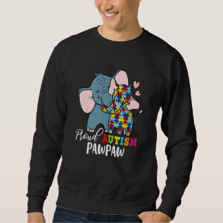 Proud Pawpaw Autism Awareness Family Matching Sweatshirt