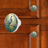 Proud Peacock Keramikknauf