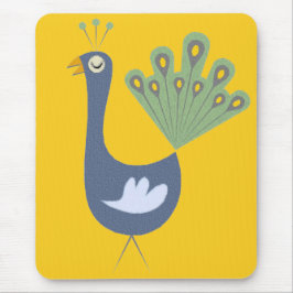 Proud Peacock Mouse Pad Mousepad