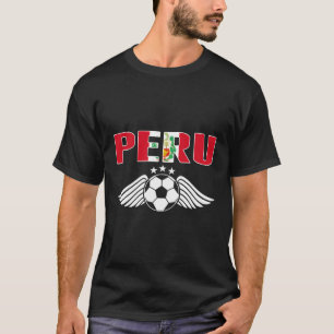Proud Peru Soccer Fans Jersey Peruanische Flagge F T-Shirt