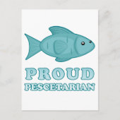 Proud Pescetarian Postkarte (Vorderseite)