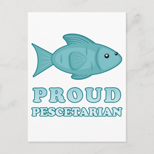 Proud Pescetarian Postkarte (Vorderseite)