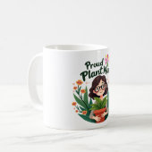 Proud-Pflanze-Mama Kaffeetasse (Vorderseite Links)