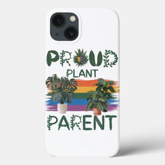 Proud Pflanze Parent - LGBTQ+ iPhone case (Rückseite)