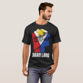 Proud Philippines Zitat Laban Lang Filipino Origi T-Shirt (Vorne ganz)