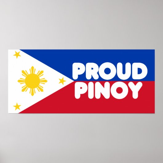 Proud Pinoy Poster (Vorne)