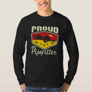 Proud Pipefitter Job Professionals Worker Plumber T-Shirt