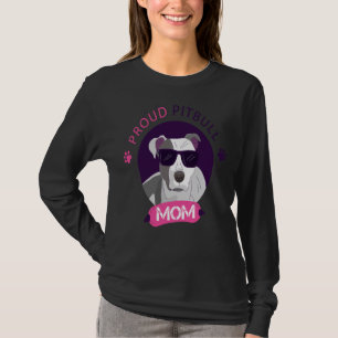 Proud Pitbull Mama Women S Pitbull Mama entspannt T-Shirt