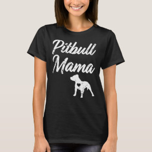 Proud Pitbull Mama Womens Pit Bull Dog T-Shirt