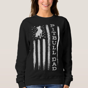 Proud Pitbull Vater America Bully Dog Pittie Sweatshirt