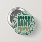 Proud Plant Mama – Bold Plant Lover Button (Vorne & Hinten)