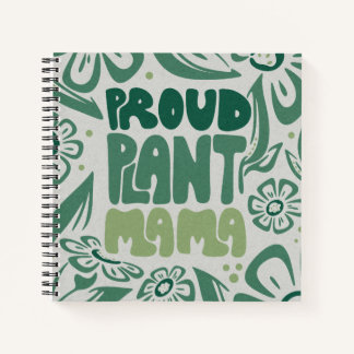 Proud Plant Mama – Bold Plant Lover Notizblock