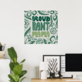 Proud Plant Mama – Bold Plant Lover Poster (Heimbüro)