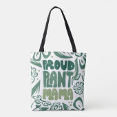 Proud Plant Mama – Bold Plant Lover Tasche (Rückseite)