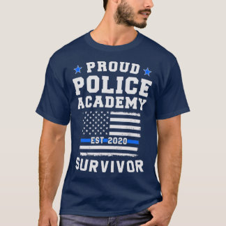 Proud Police Academy Survivor 2020 Abschluss T-Shirt