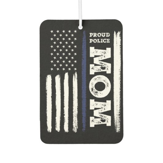 Proud Police Mama Autolufterfrischer (Vorderseite)