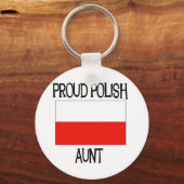 Proud Polish Aunt Schlüsselanhänger (Vorderseite)