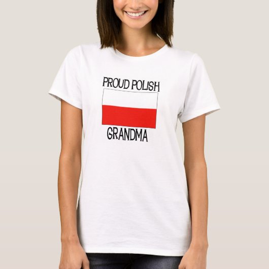 Proud Polish Oma T-Shirt (Vorderseite)