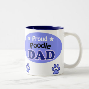 Proud Poodle Vater Zweifarbige Tasse