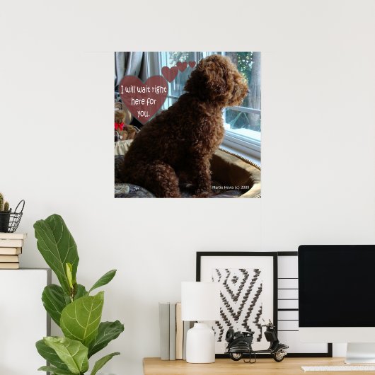 Proud Poodle - Vermisst Sie - Poster (Heimbüro)