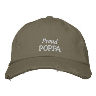 Proud POPPA-Vatertag ODER Geburtstag Bestickte Baseballkappe