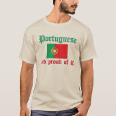 Proud Portugiesisch T-Shirt (Vorderseite)