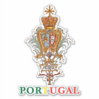 Proud Portugiesische Patriot Royal Coat of Arms Aufkleber
