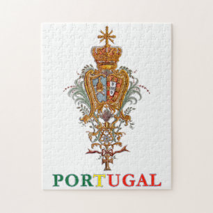 Proud Portugiesische Patriot Royal Coat of Arms Puzzle