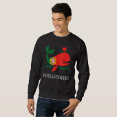 Proud Portuguese Portugal Flag Sweatshirt (Vorne ganz)
