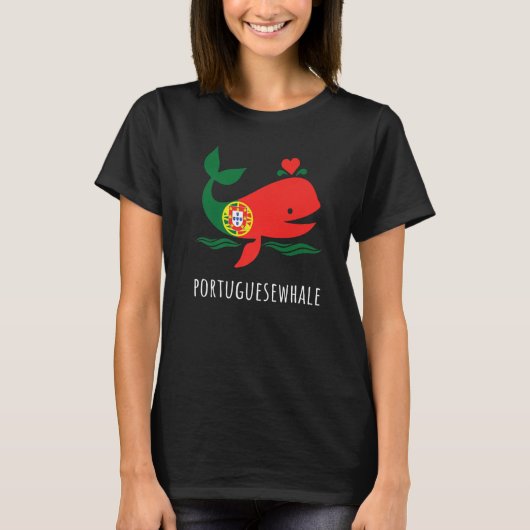 Proud Portuguese Portugal Flag T-Shirt (Vorderseite)