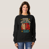 Proud Postal Vater Postman Mailman Courier Ma Sweatshirt (Vorne ganz)