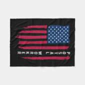 Proud Postarbeiter Postmaster US Post Service Mem Fleecedecke (Vorderseite (Horizontal))