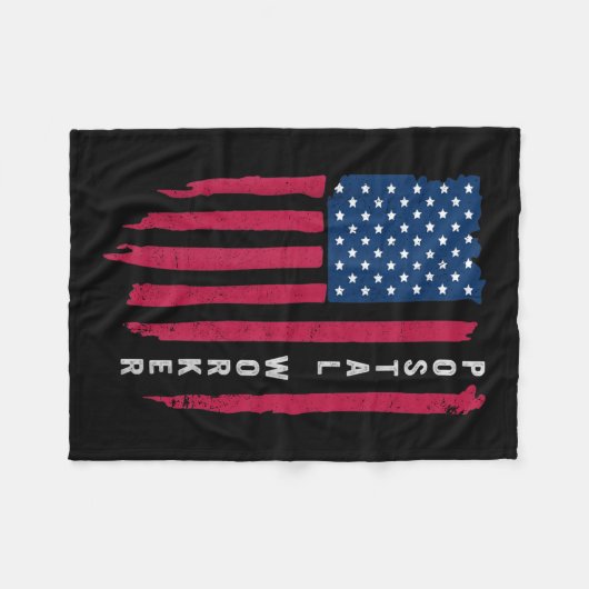 Proud Postarbeiter Postmaster US Post Service Mem Fleecedecke (Vorderseite (Horizontal))