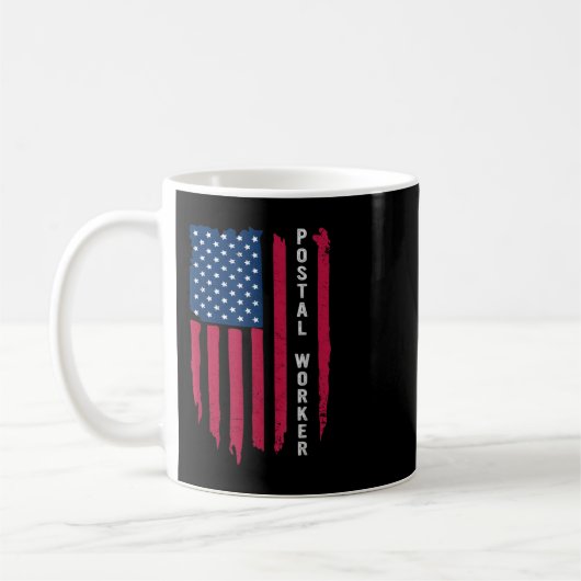 Proud Postarbeiter Postmaster US Post Service Mem Kaffeetasse (Links)