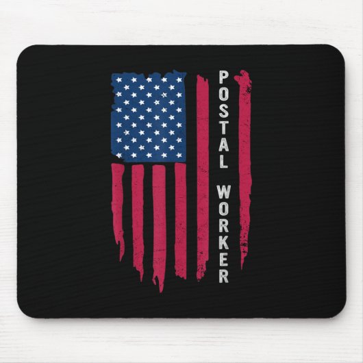 Proud Postarbeiter Postmaster US Post Service Mem Mousepad (Vorne)