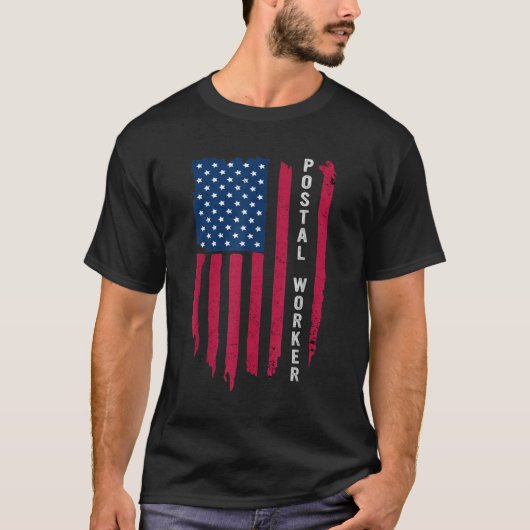Proud Postarbeiter Postmaster US Post Service Mem T-Shirt (Vorderseite)