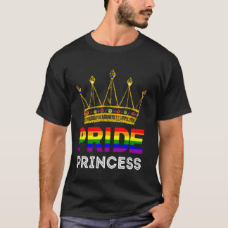 Proud Princess Funny LGBTQIA Gay Lesbian Girl Girl T-Shirt