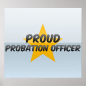 Proud Probation Officer Poster (Vorne)