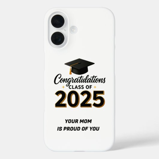 Proud, Protected, and Graduated – Happy Graduation Case-Mate iPhone Hülle (Rückseite)