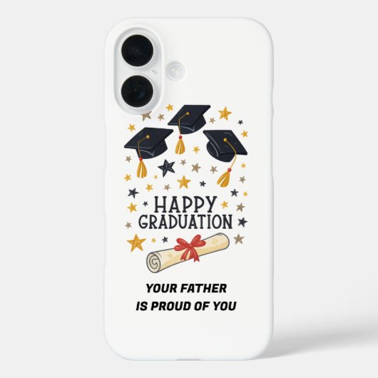 Proud, Protected, and Graduated – Happy Graduation Case-Mate iPhone Hülle (Rückseite)