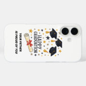 Proud, Protected, and Graduated – Happy Graduation Case-Mate iPhone Hülle (Rückseite (Horizontal))