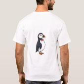 Proud Puffin in Bowtie T-Shirt (Rückseite)